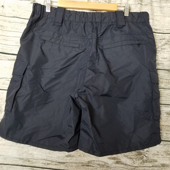 Olympic Uniforms Black Shorts Size XXL.Waist approx: 17.5 inches Inseam appro - Picture 4 of 6